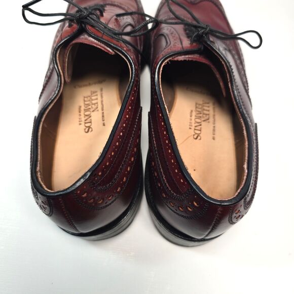 Allen Edmonds Cambridge 8685 Shell Cordovan Wingtip Oxford Burgundy 8.5 D USA main image 16